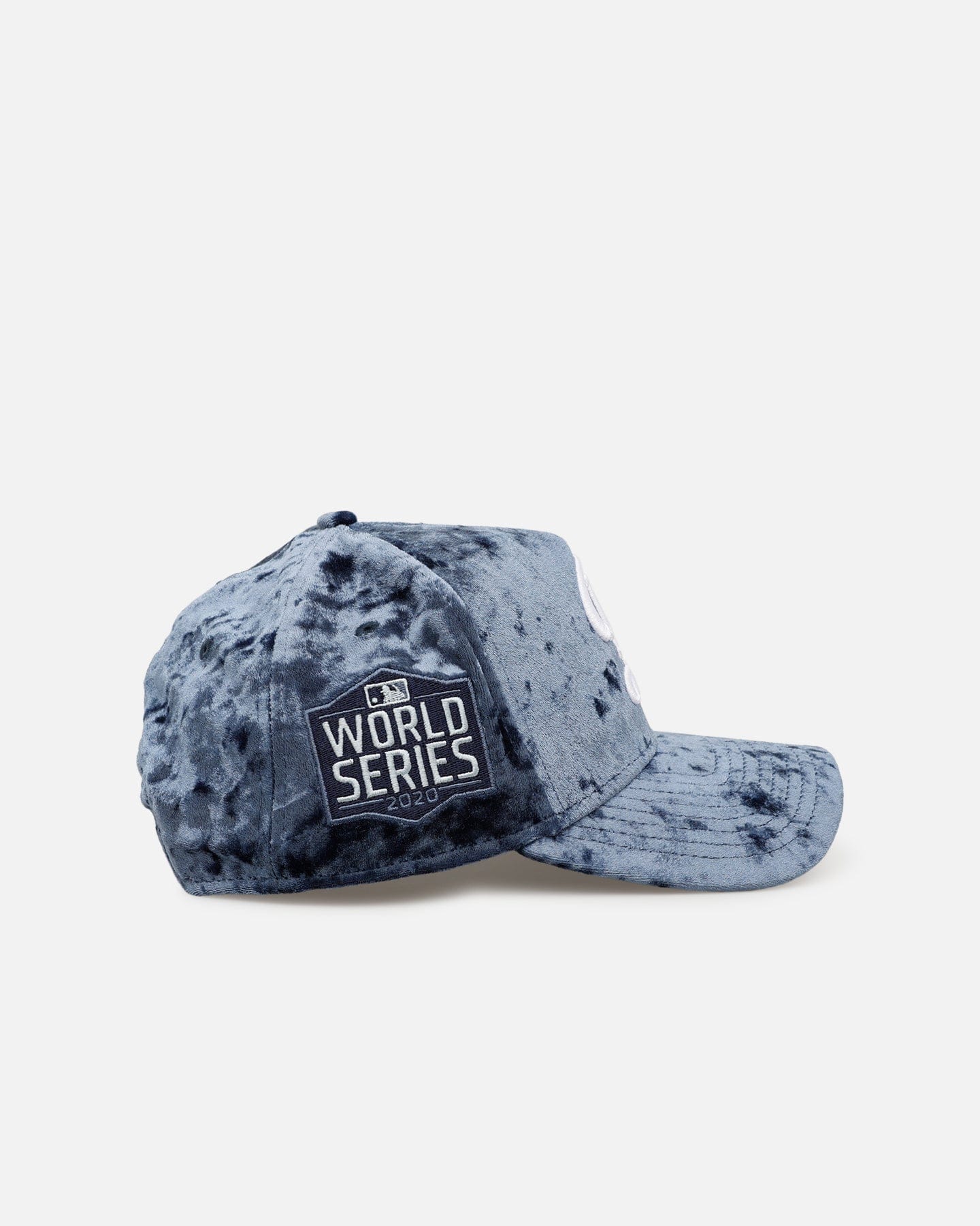 New Era Los Angeles Dodgers Crushed Blue Velvet 9FORTY A - Frame Snapback Blue