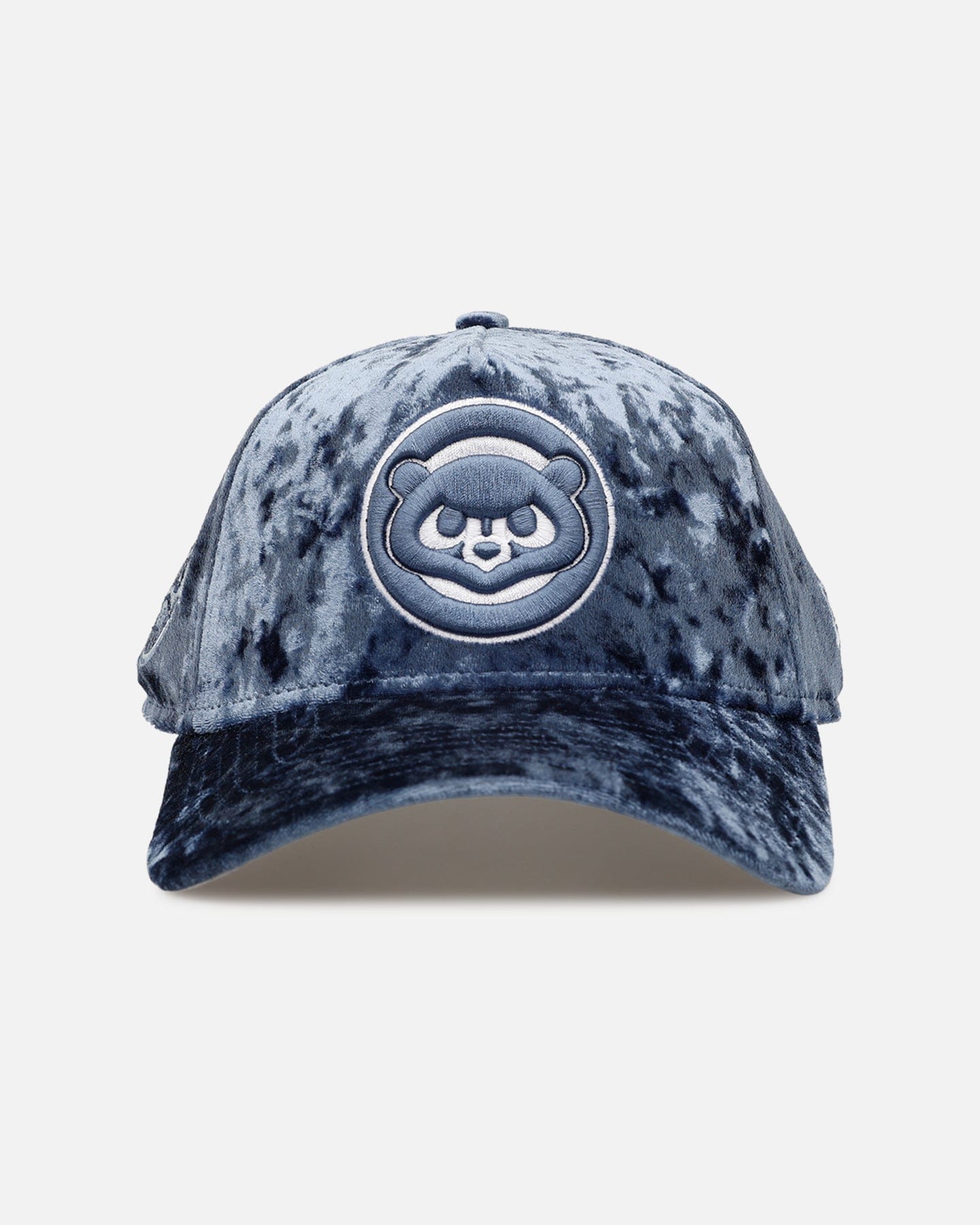New Era Chicago Cubs Crushed Blue Velvet 9FORTY A - Frame Snapback Blue