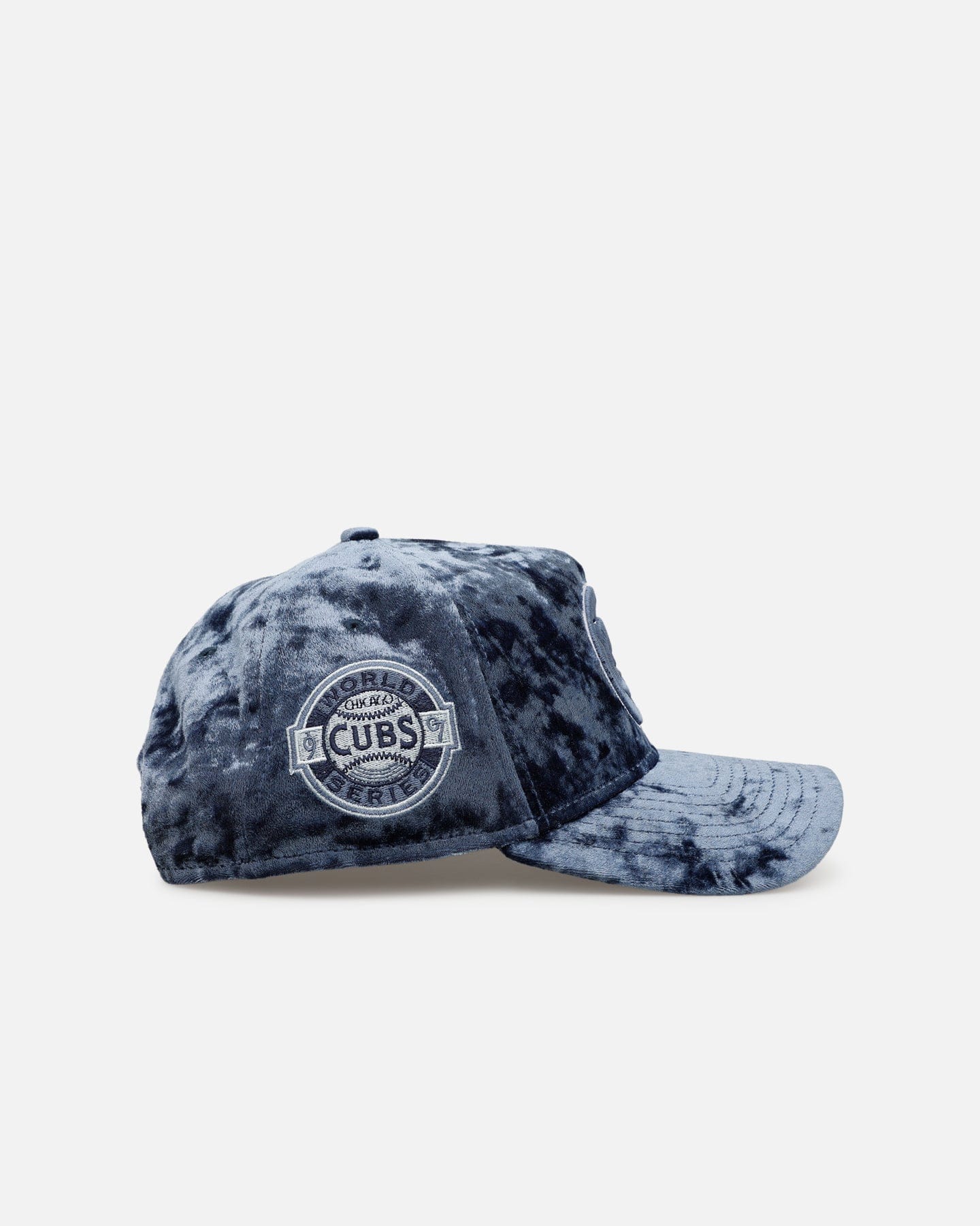 New Era Chicago Cubs Crushed Blue Velvet 9FORTY A - Frame Snapback Blue