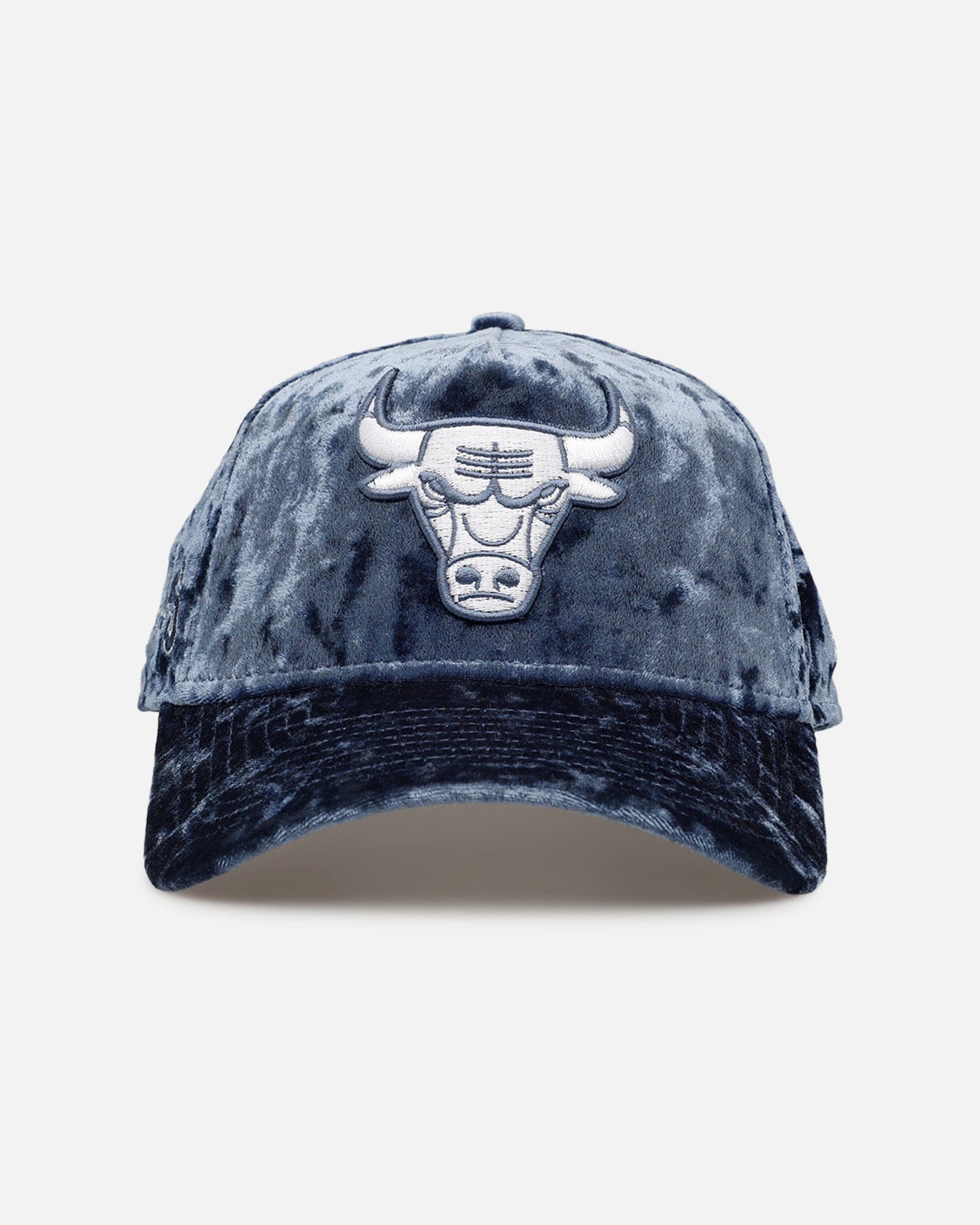 New Era Chicago Bulls Crushed Blue Velvet 9FORTY A - Frame Snapback Blue
