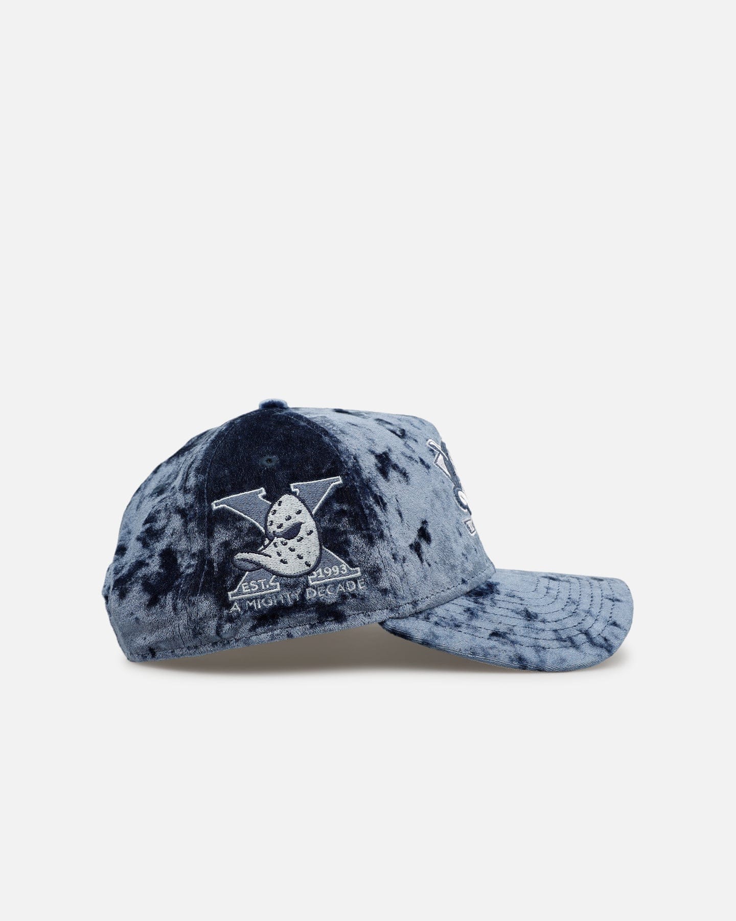 New Era Anaheim Ducks Crushed Blue Velvet 9FORTY A - Frame Snapback Blue