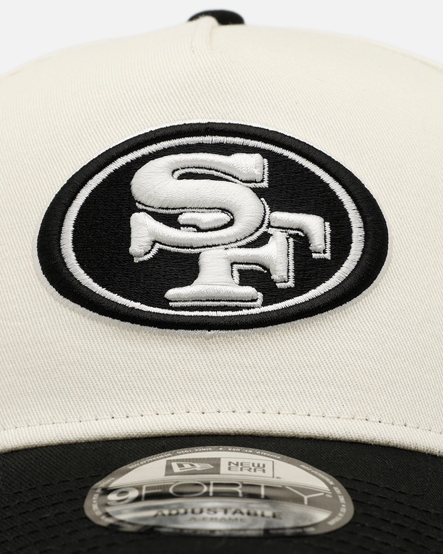 New Era San Francisco 49ers Easy Chrome Black 9FORTY A - Frame Snapback Chrome/Black