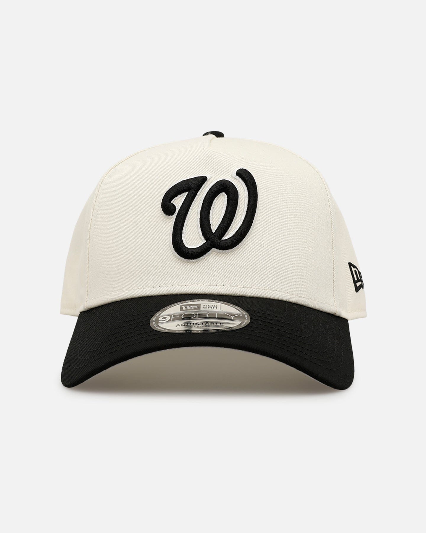 New Era Washington Nationals Easy Chrome Black 9FORTY A - Frame Snapback Chrome/Black