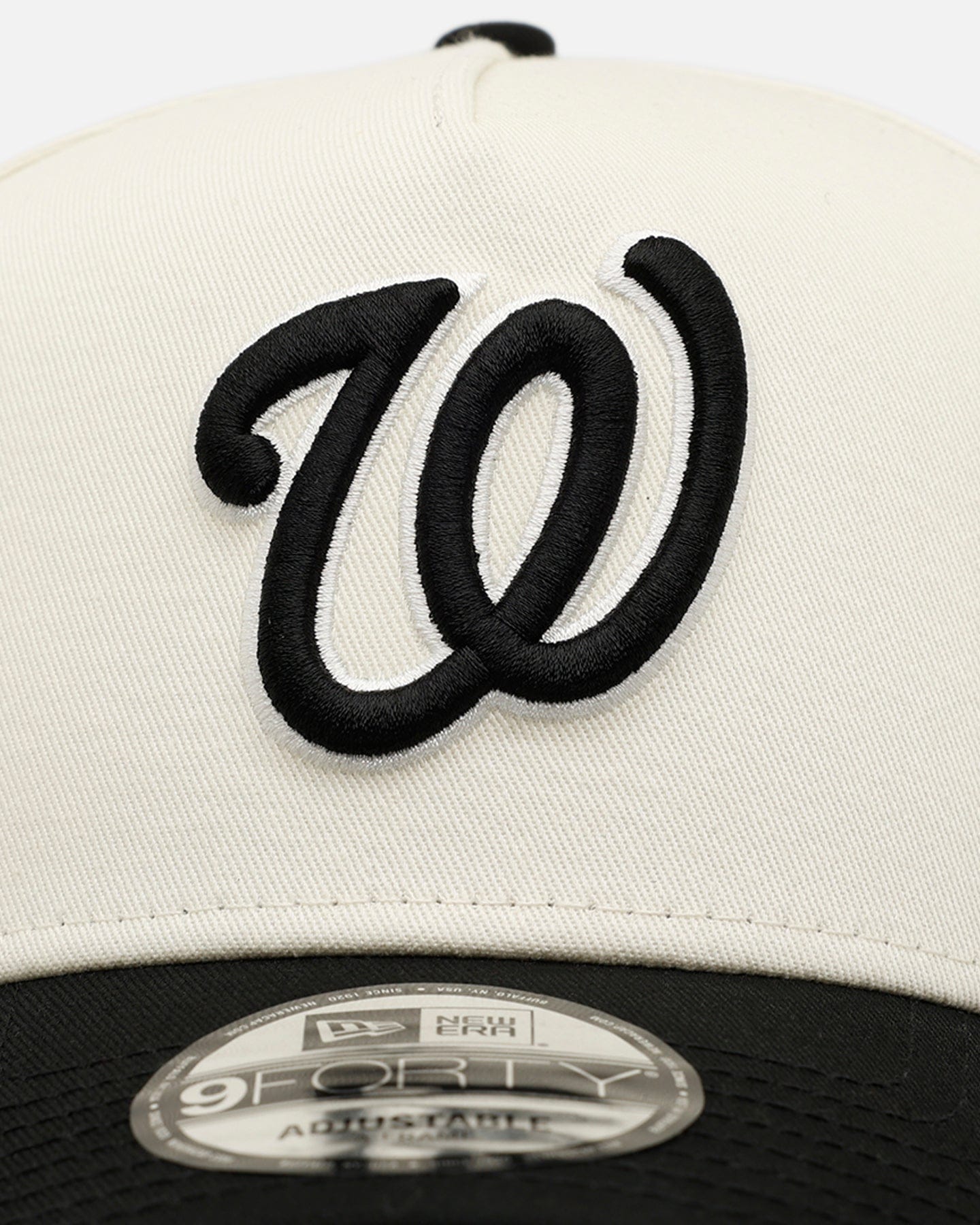 New Era Washington Nationals Easy Chrome Black 9FORTY A - Frame Snapback Chrome/Black