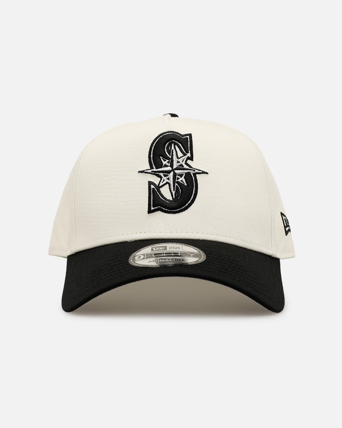 New Era Seattle Mariners Easy Chrome Black 9FORTY A - Frame Snapback Chrome/Black
