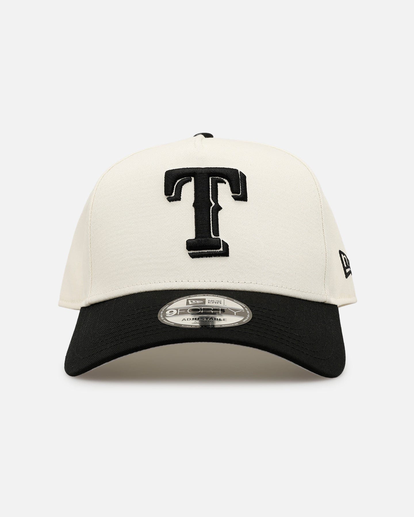 New Era Texas Rangers Easy Chrome Black 9FORTY A - Frame Snapback Chrome/Black