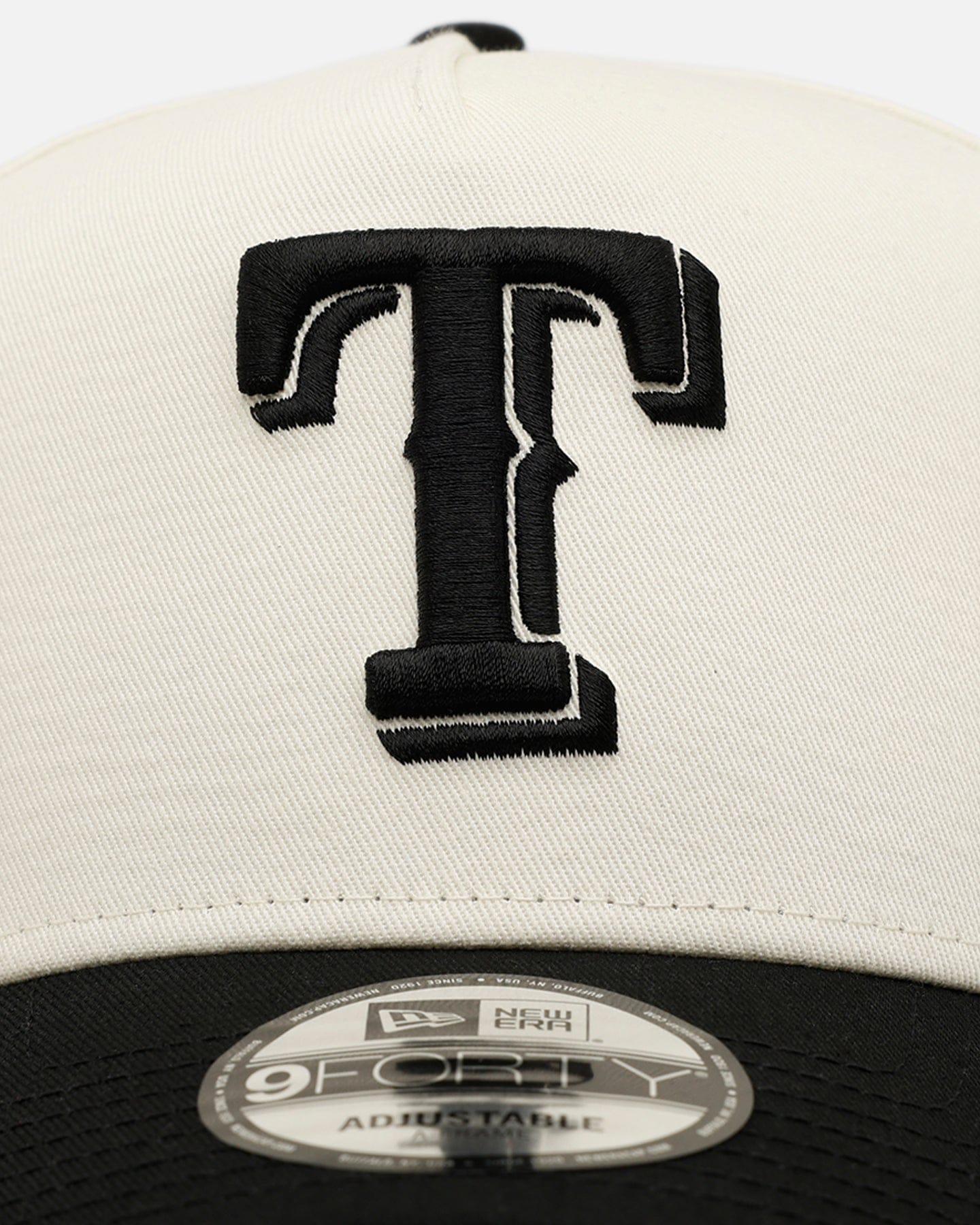 New Era Texas Rangers Easy Chrome Black 9FORTY A - Frame Snapback Chrome/Black