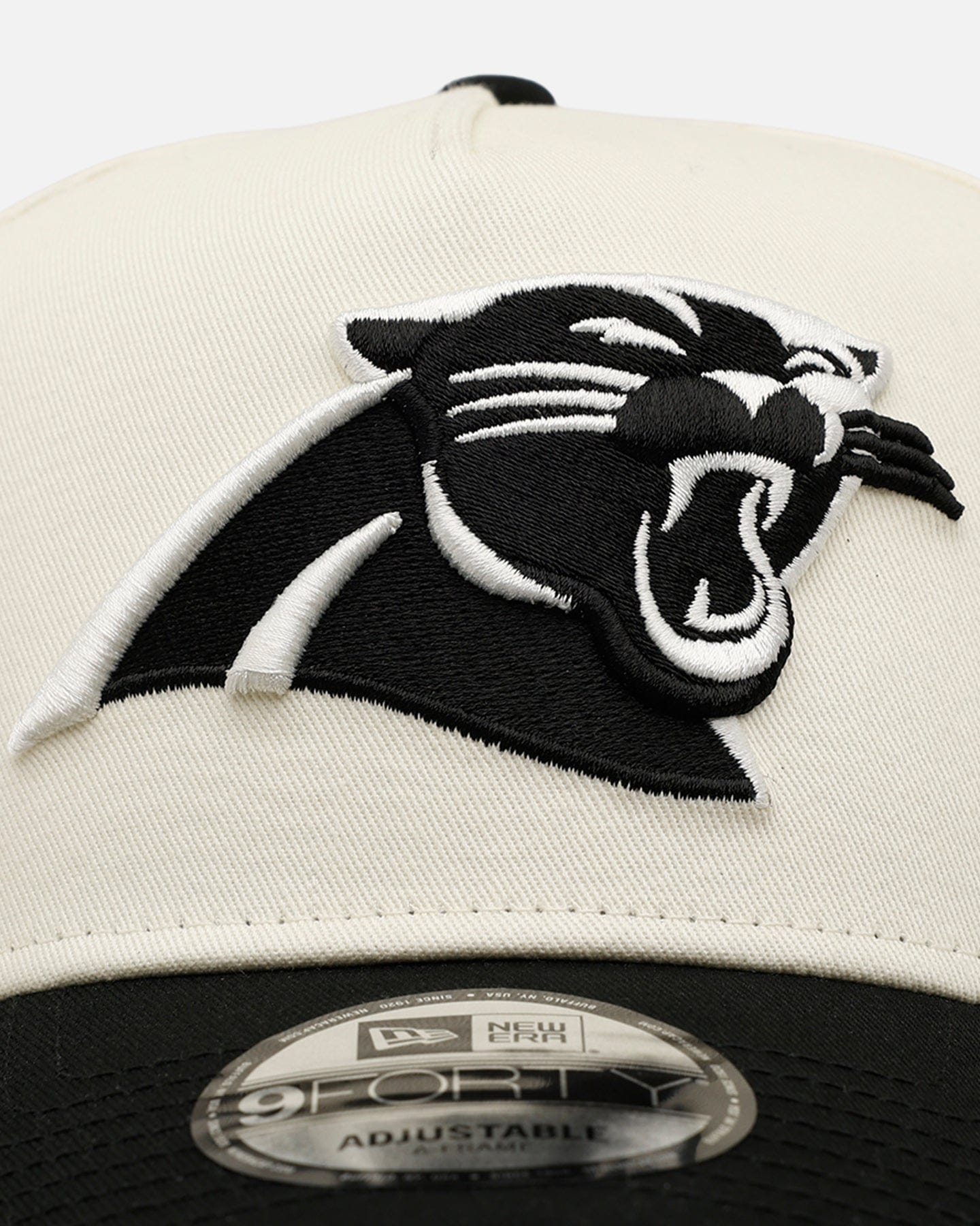 New Era Carolina Panthers Easy Chrome Black 9FORTY A - Frame Snapback Chrome/Black