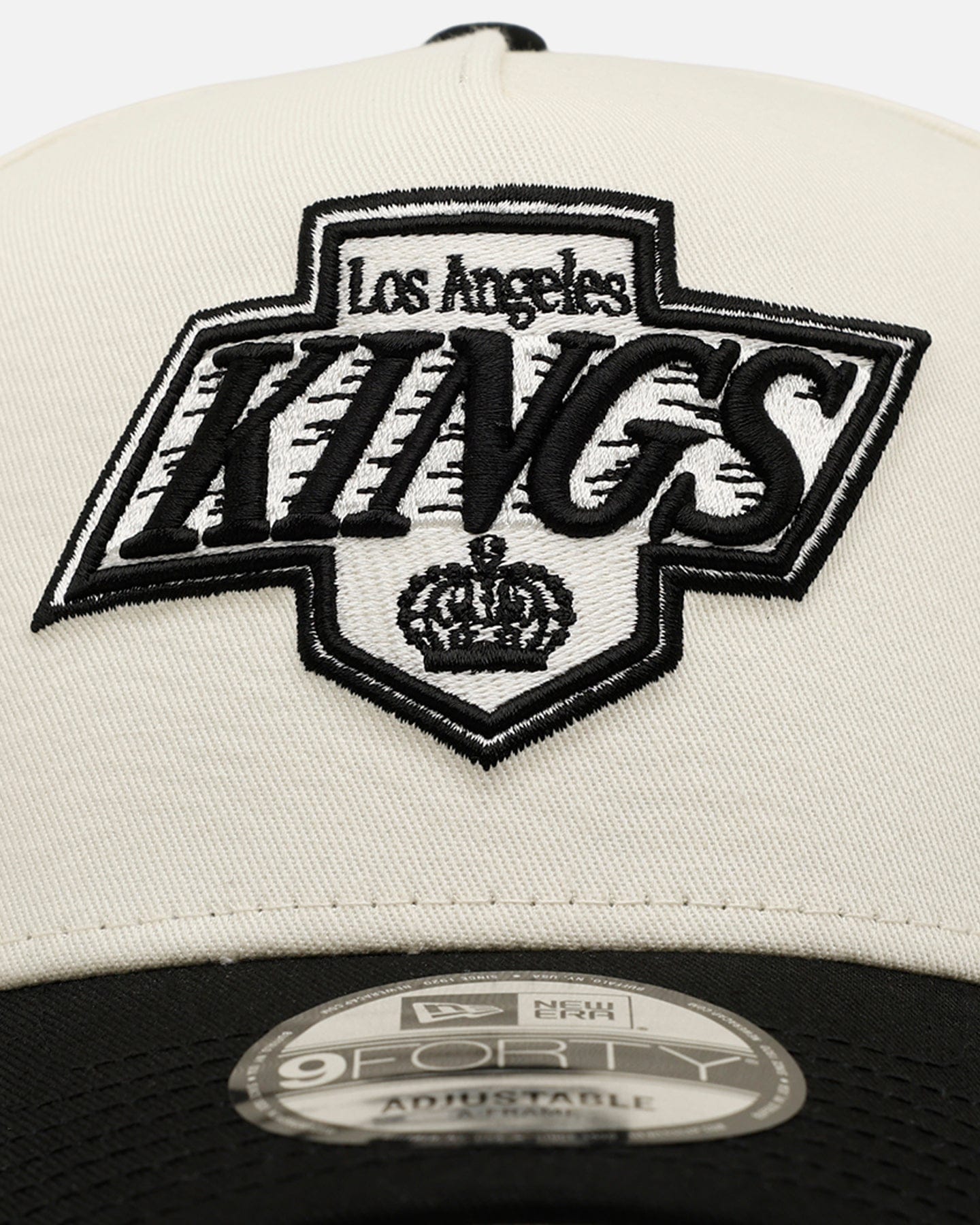 New Era Los Angeles Kings Easy Chrome Black 9FORTY A - Frame Snapback Chrome/Black