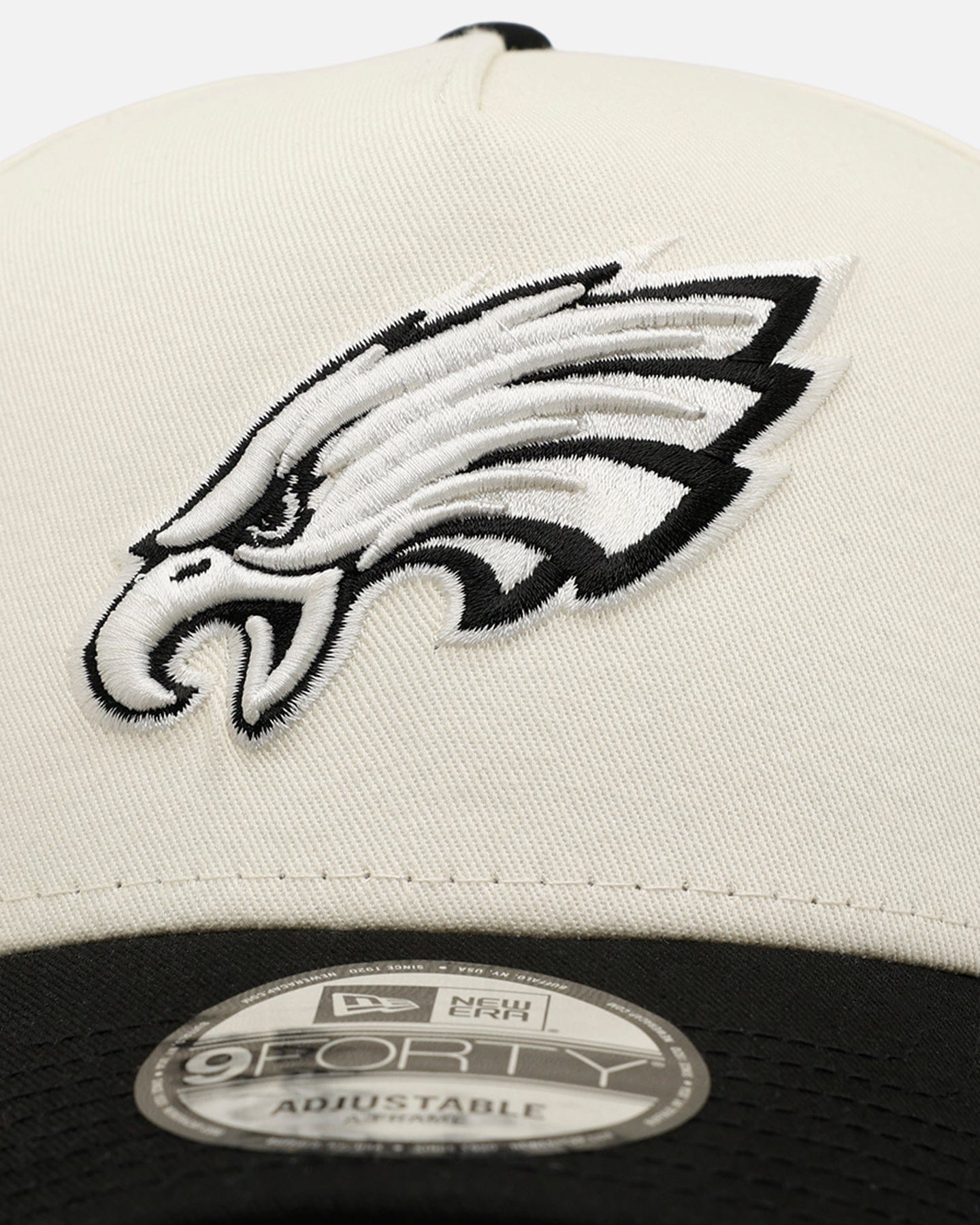 New Era Philadelphia Eagles Easy Chrome Black 9FORTY A - Frame Snapback Chrome/Black