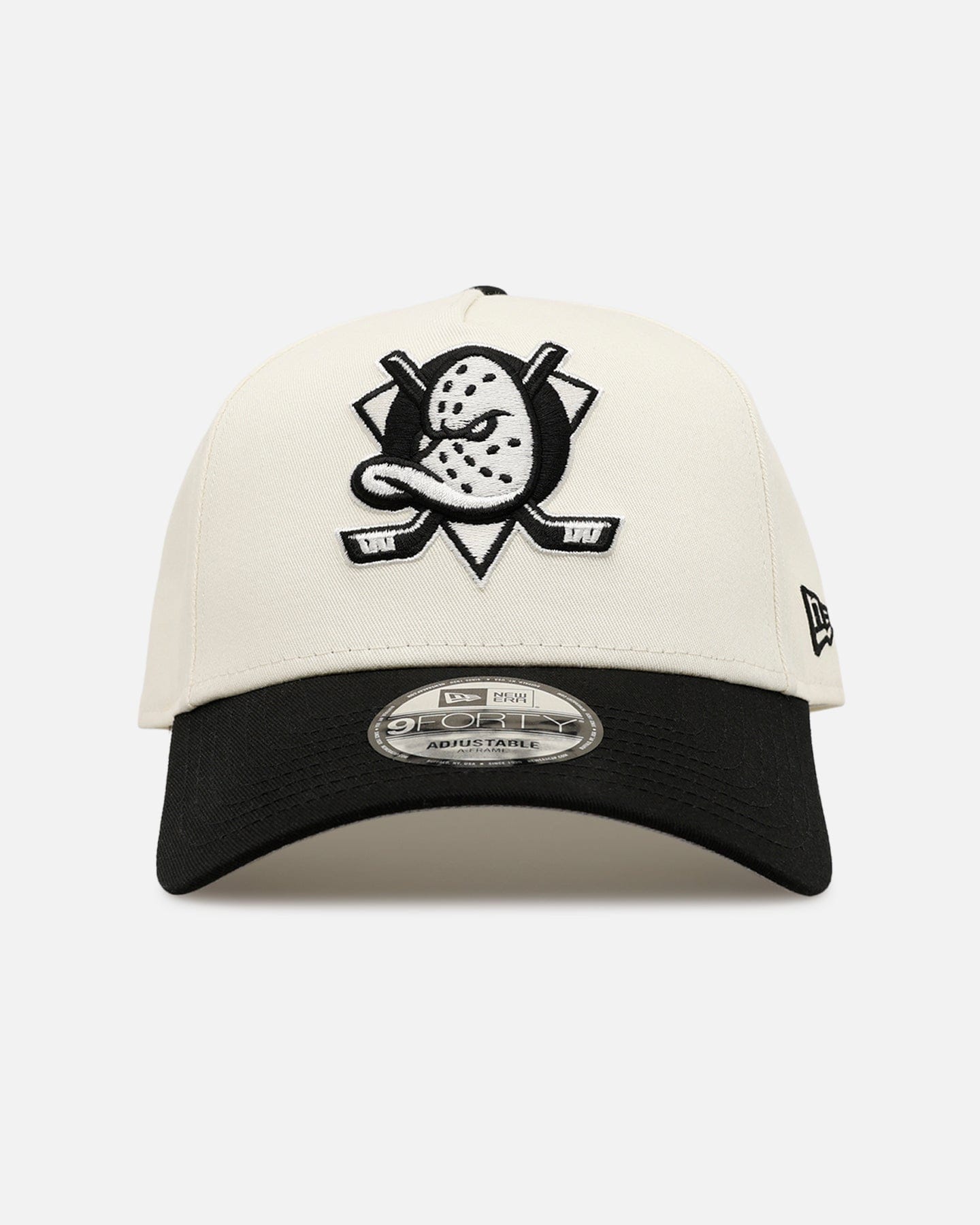 New Era Anaheim Ducks Easy Chrome Black 9FORTY A - Frame Snapback Chrome/Black