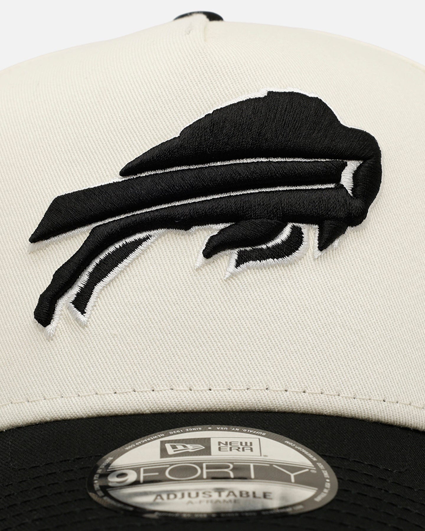 New Era Buffalo Bills Easy Chrome Black 9FORTY A - Frame Snapback Chrome/Black