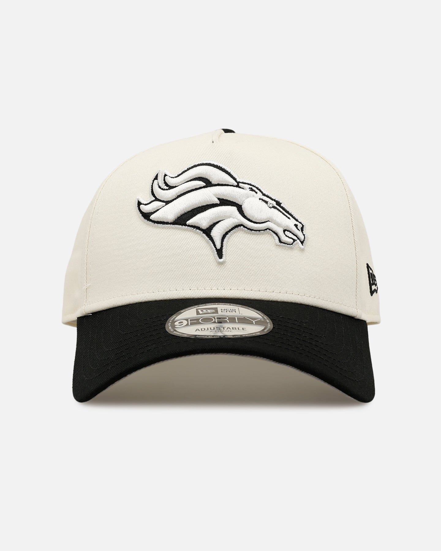 New Era Denver Broncos Easy Chrome Black 9FORTY A - Frame Snapback Chrome/Black
