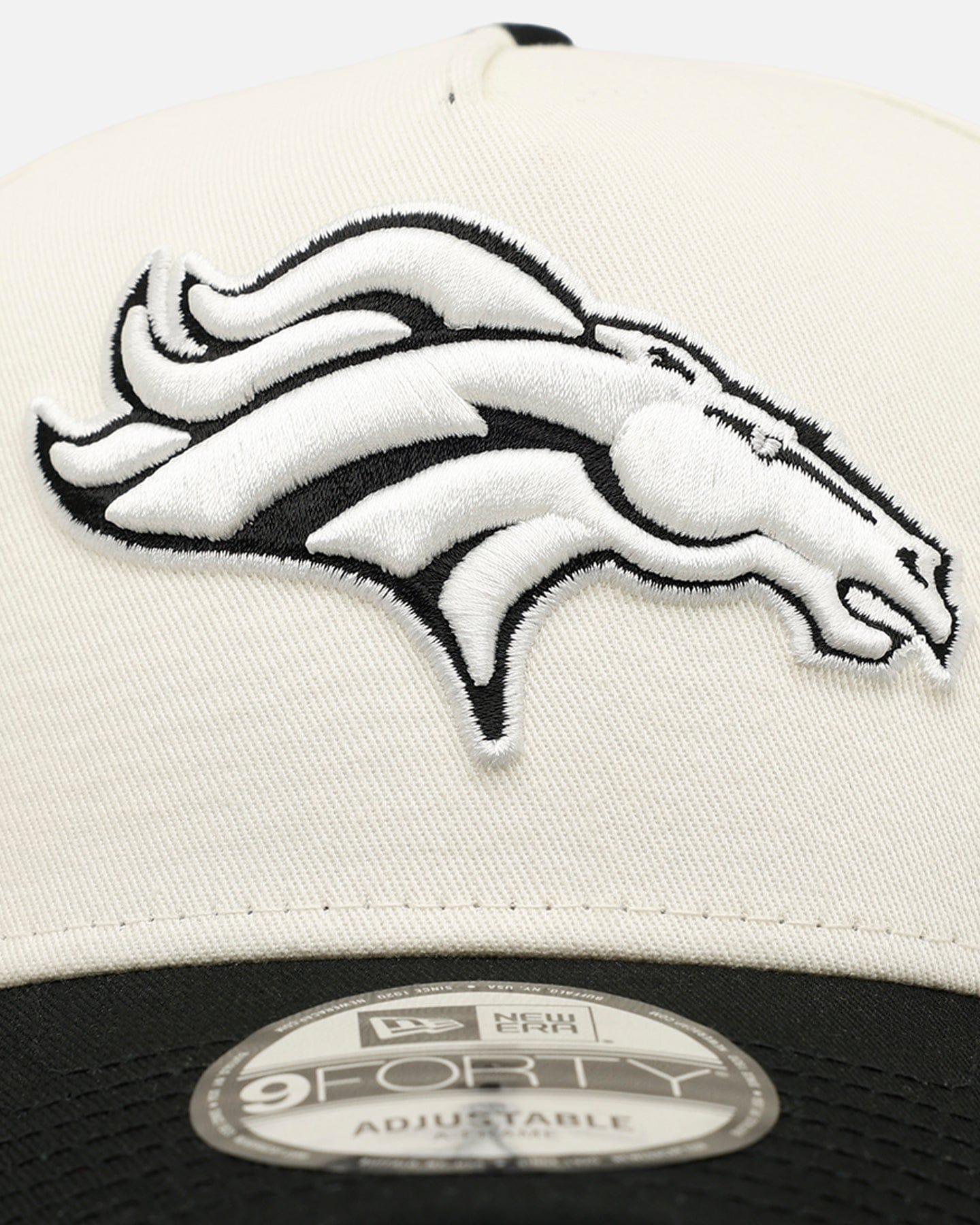 New Era Denver Broncos Easy Chrome Black 9FORTY A - Frame Snapback Chrome/Black
