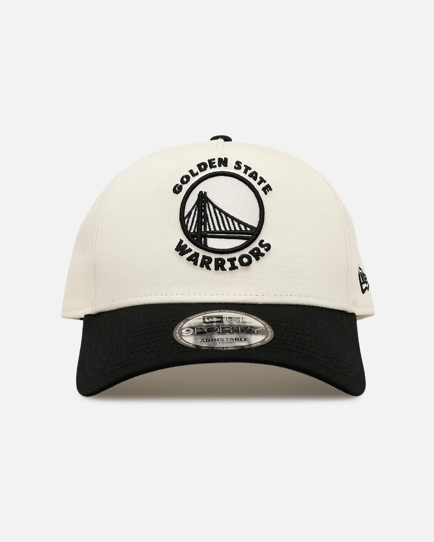 New Era Golden State Warriors Easy Chrome Black 9FORTY A - Frame Snapback Chrome/Black