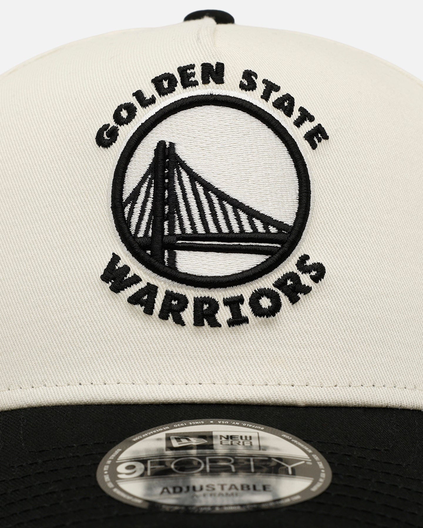 New Era Golden State Warriors Easy Chrome Black 9FORTY A - Frame Snapback Chrome/Black