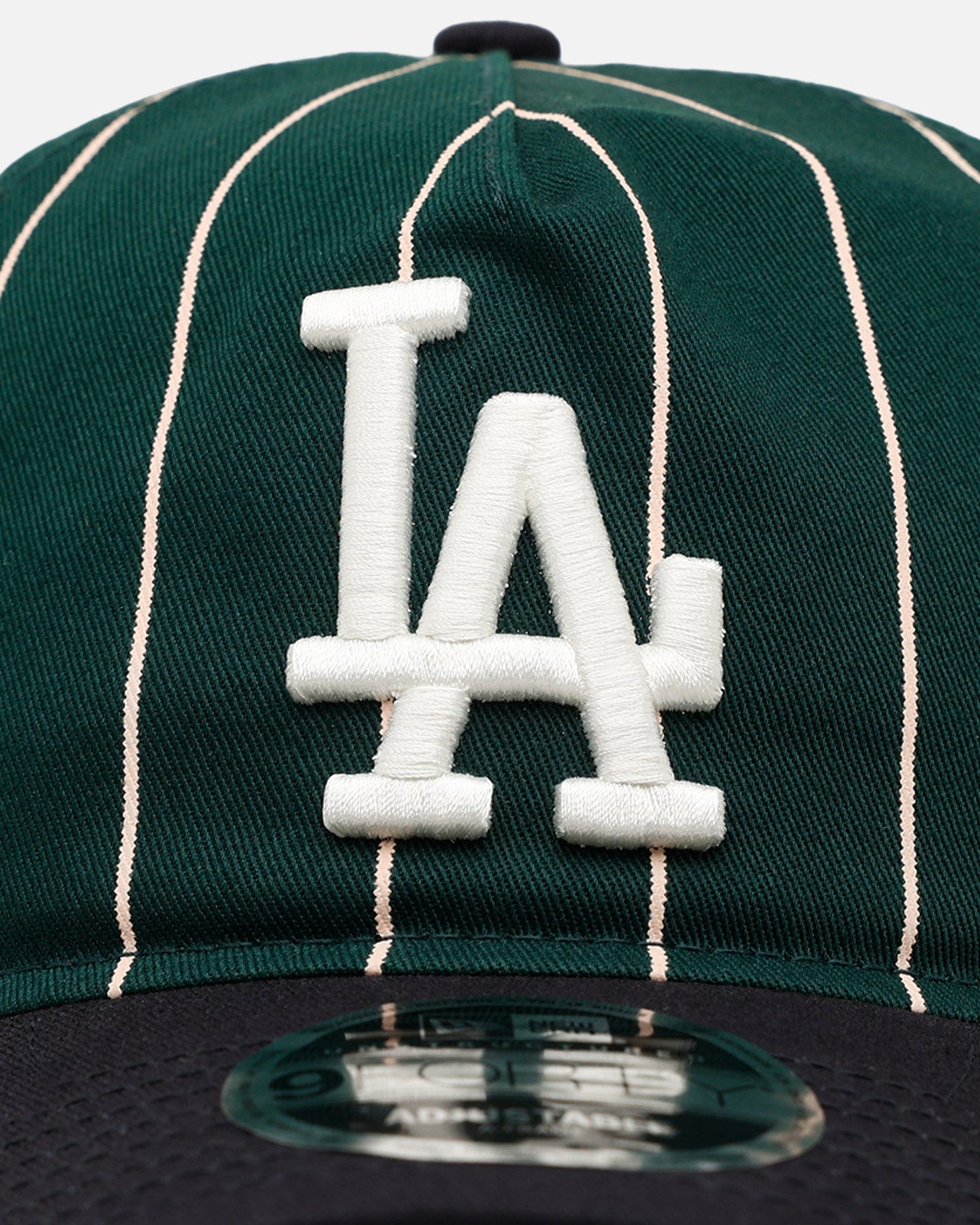 New Era Los Angeles Dodgers Pinstripe 9FORTY A - Frame Snapback Dark Green