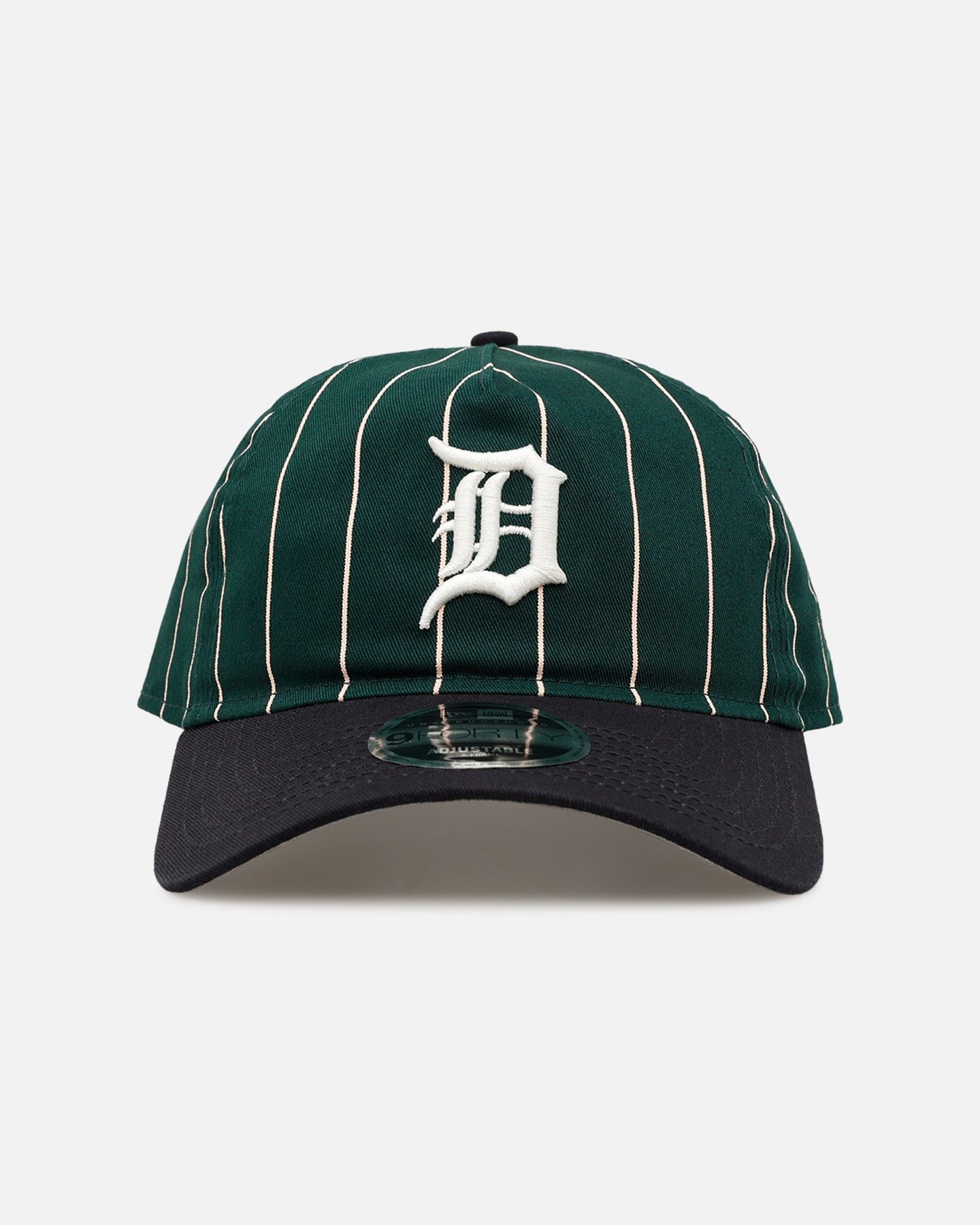 New Era Detroit Tigers Pinstripe 9FORTY A - Frame Snapback Dark Green