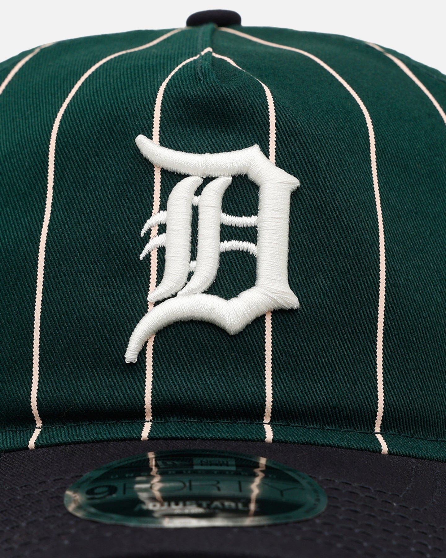 New Era Detroit Tigers Pinstripe 9FORTY A - Frame Snapback Dark Green