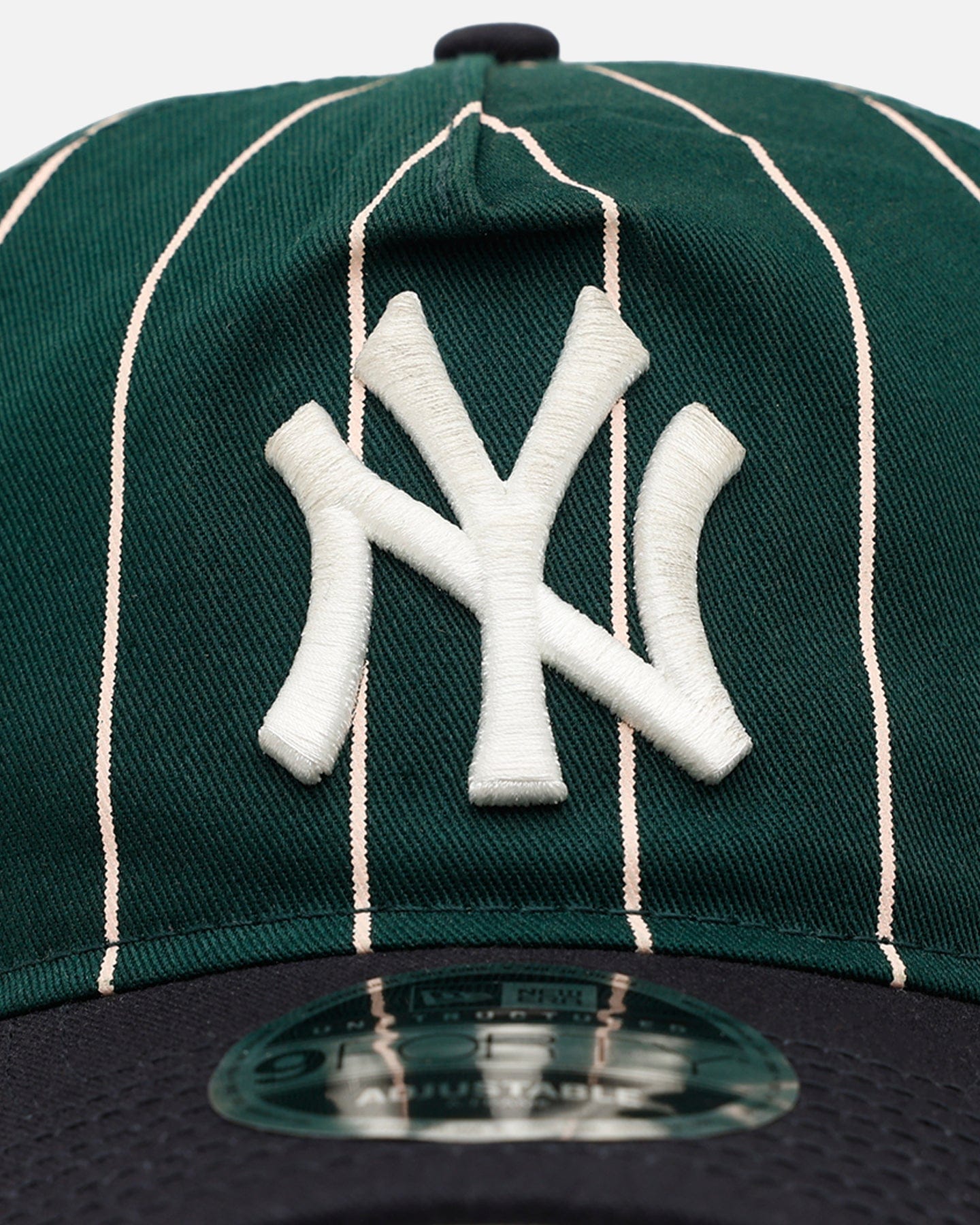 New Era New York Yankees Pinstripe 9FORTY A - Frame Snapback Dark Green