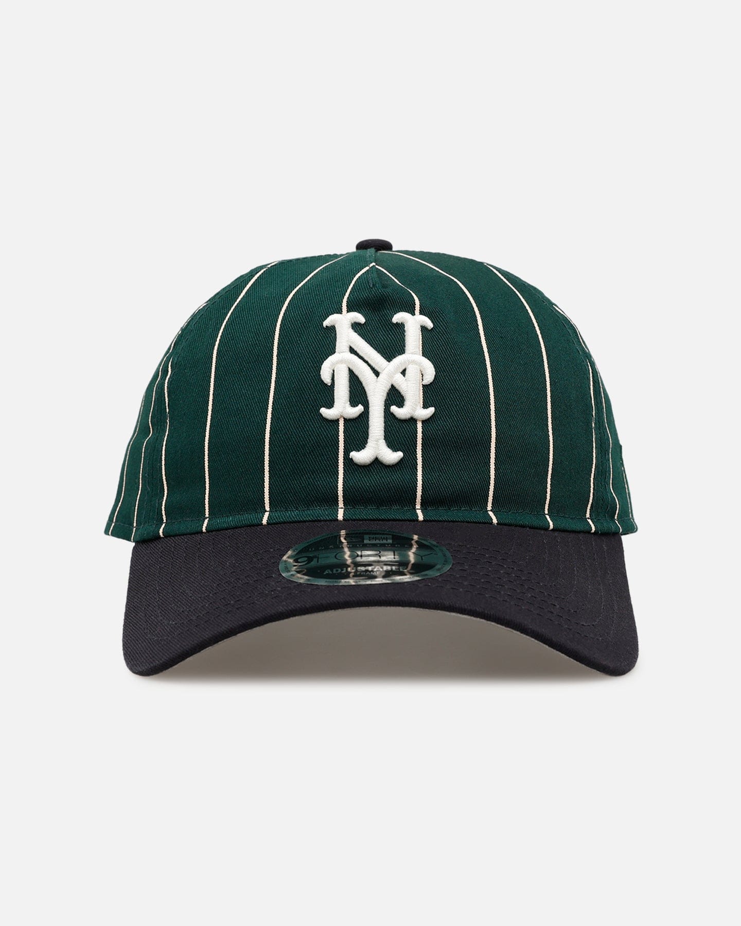 New Era New York Mets Pinstripe 9FORTY A - Frame Snapback Dark Green