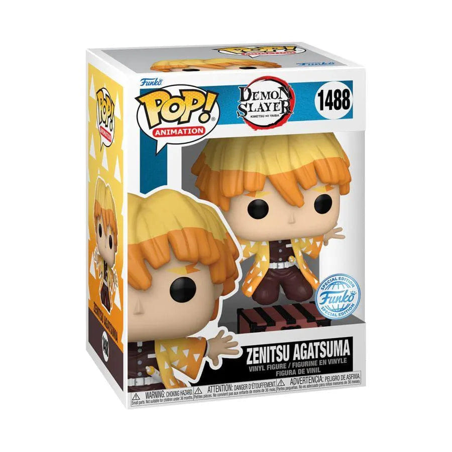 Funko Demon Slayer - Zenitsu (Kneeling) US Exclusive Pop! Vinyl [RS]