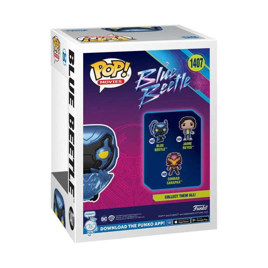 Funko Blue Beetle (2023) - Blue Beetle in Flight Glow US Exclusive Pop! Vinyl [RS]