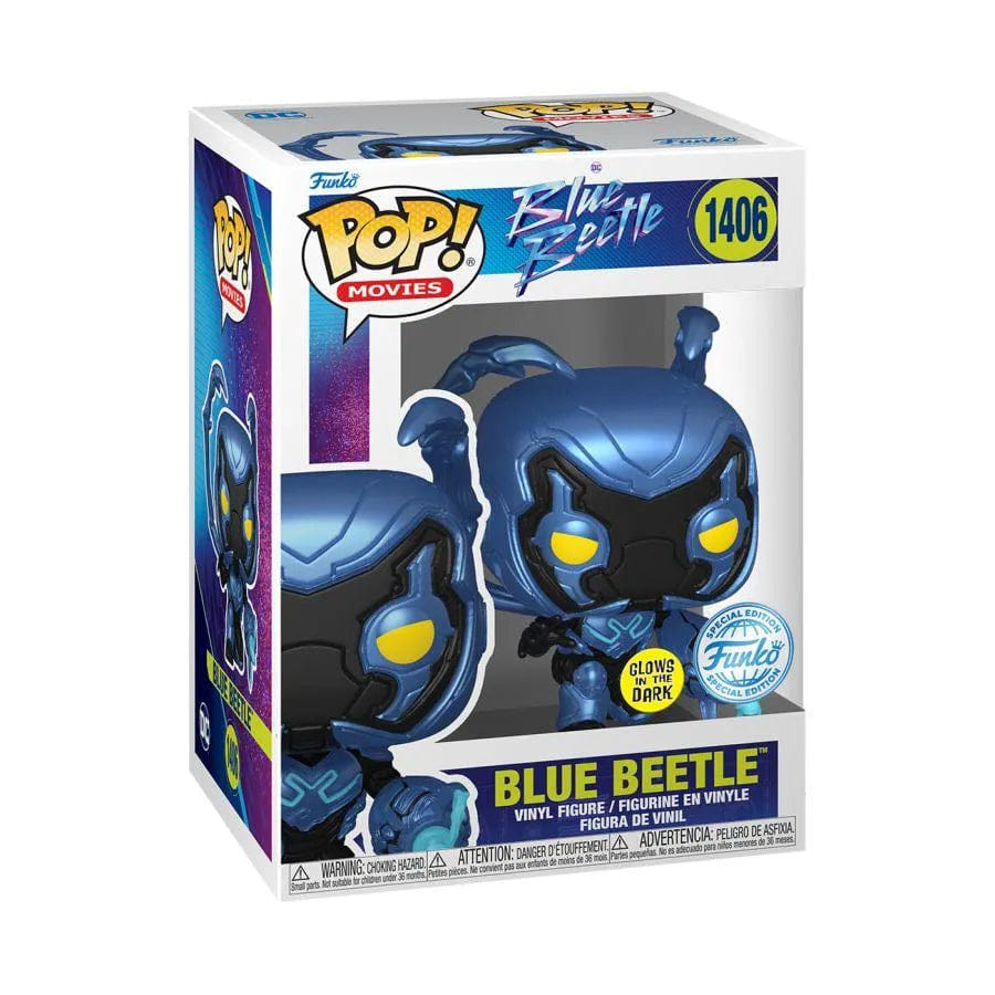 Funko Blue Beetle (2023) - Blue Beetle Glow US Exclusive Pop! Vinyl [RS]