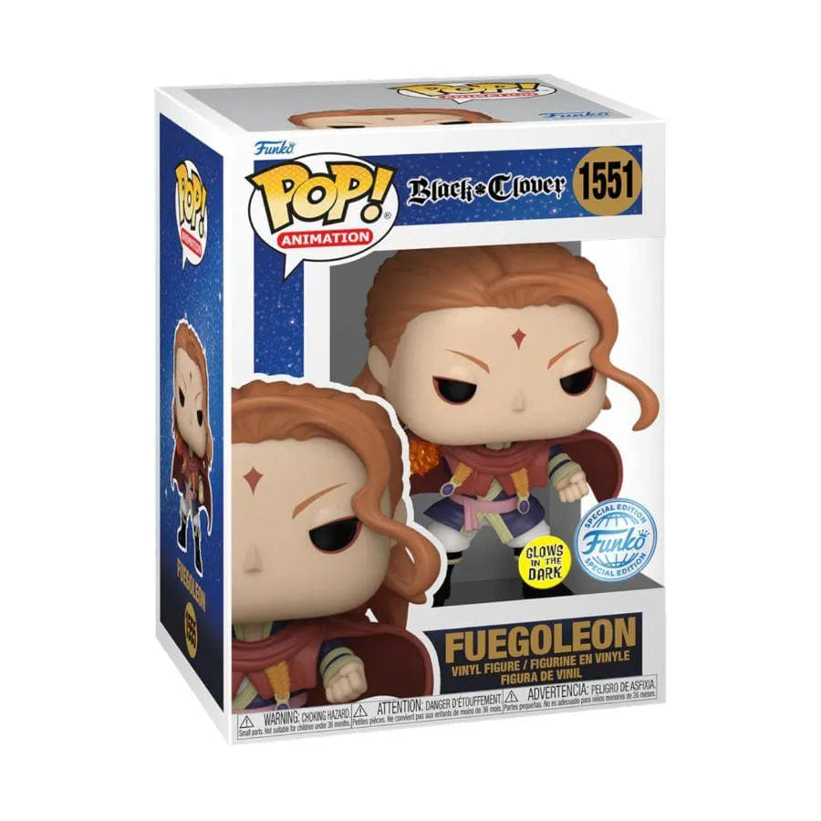 Funko Black Clover - Fuegoleon US Exclusive Glow Pop! Vinyl [RS]