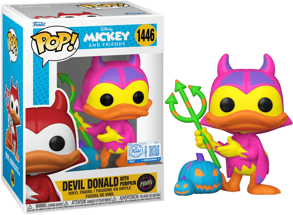 Funko Disney - Devil Donald with Pumpkin (with chase) US Exclusive Pop! Vinyl [RS]