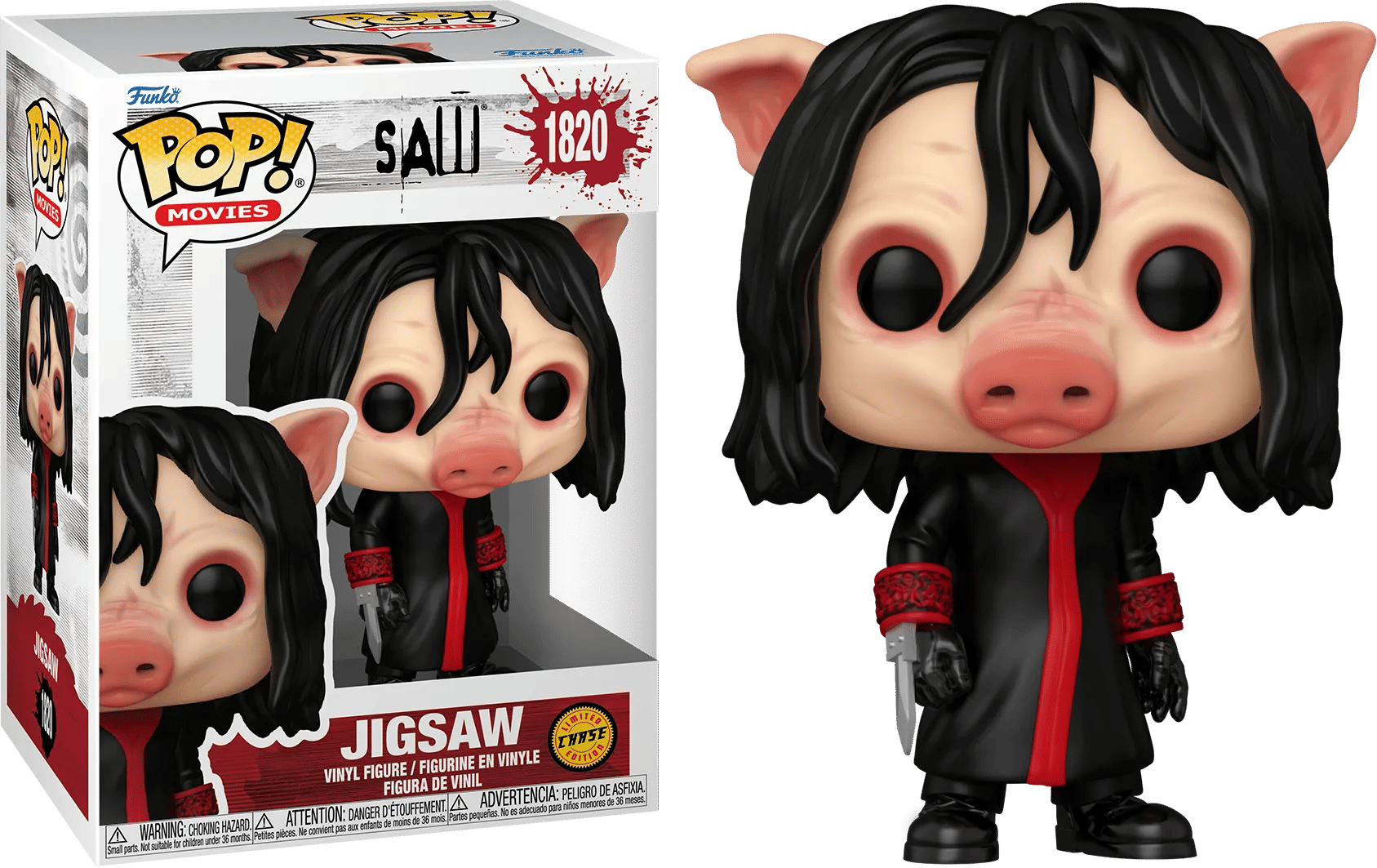 Funko Saw: 10th Anniversary - Jigsaw Killer Pop! Vinyl