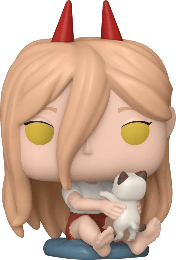 Funko Chainsaw Man - Power with Meowy (with chase) US Exclusive Pop! Vinyl [RS]