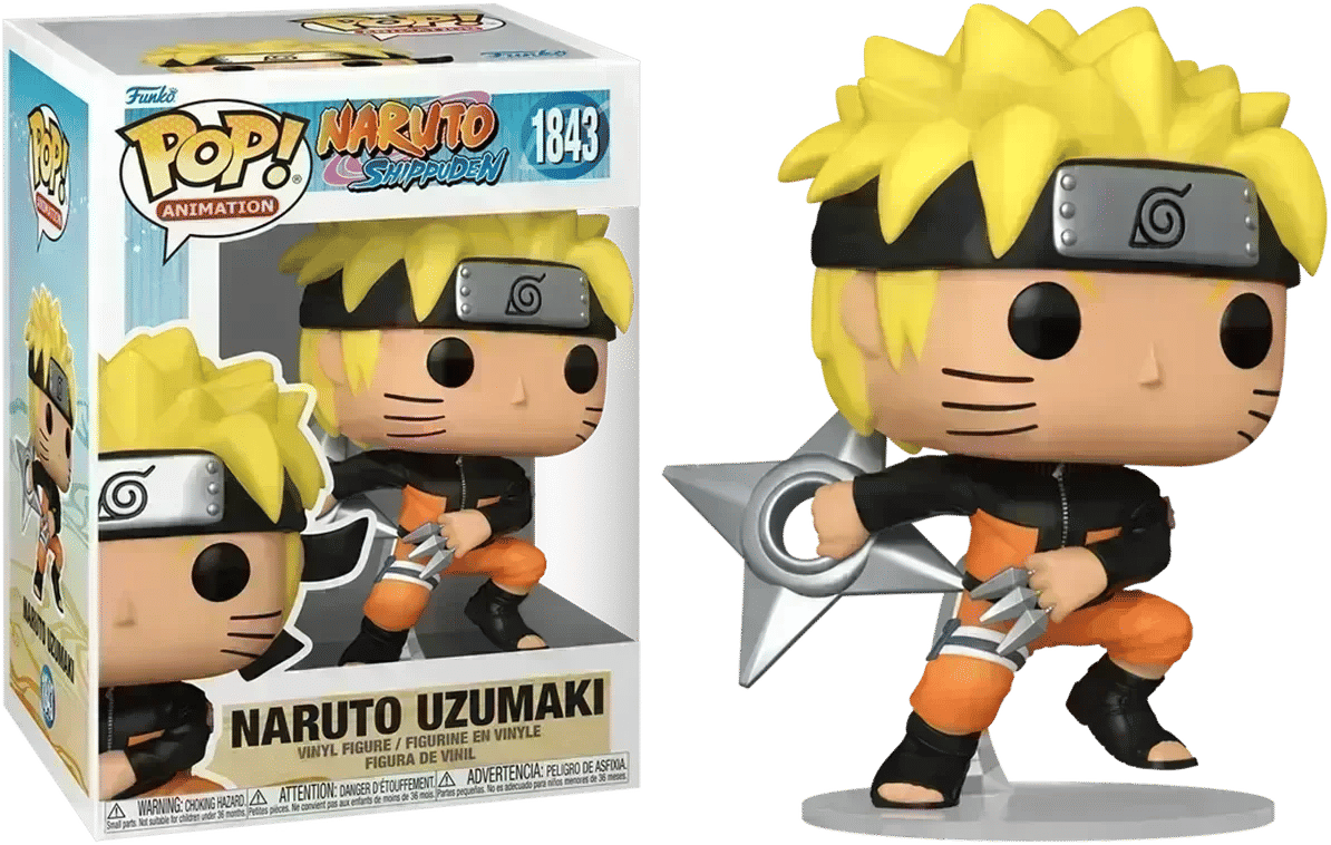 Funko Naruto - Naruto Uzumaki with Shuriken Pop! Vinyl