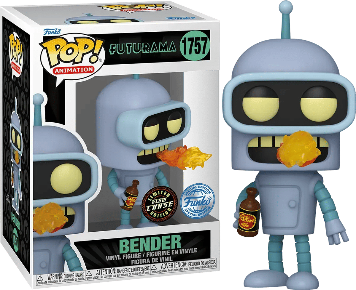 Funko Futurama - Bender with Fire Breath US Exclusive (with chase) Pop! Vinyl [RS]