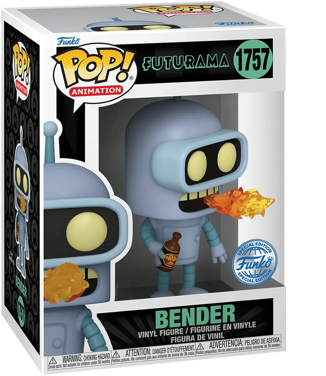 Funko Futurama - Bender with Fire Breath US Exclusive (with chase) Pop! Vinyl [RS]