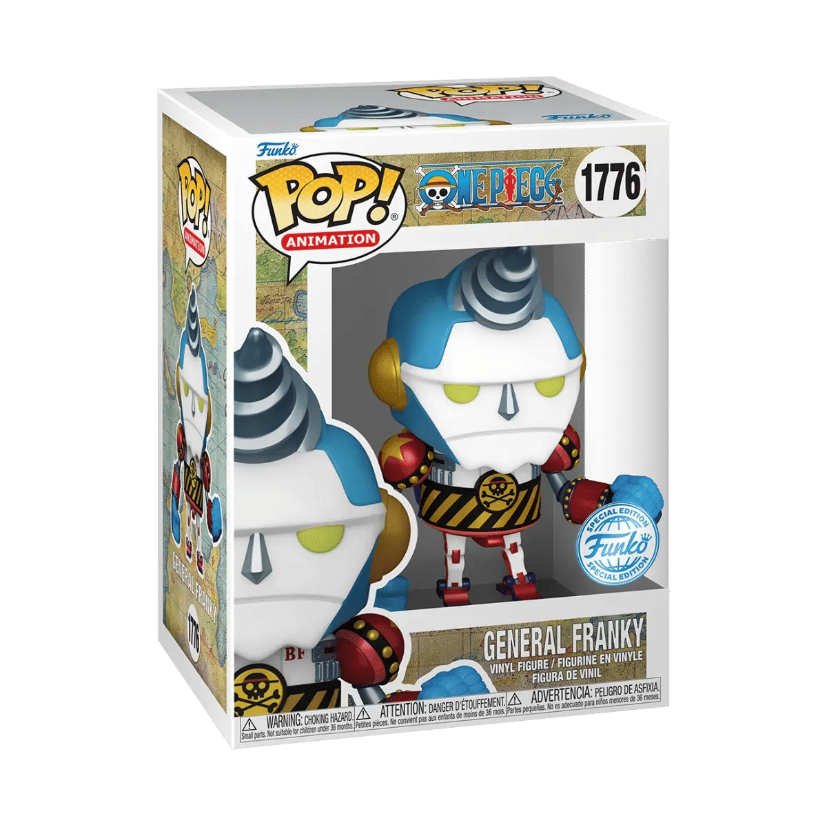 Funko One Piece - General Franky US Exclusive (with chase) Pop! Vinyl [RS]
