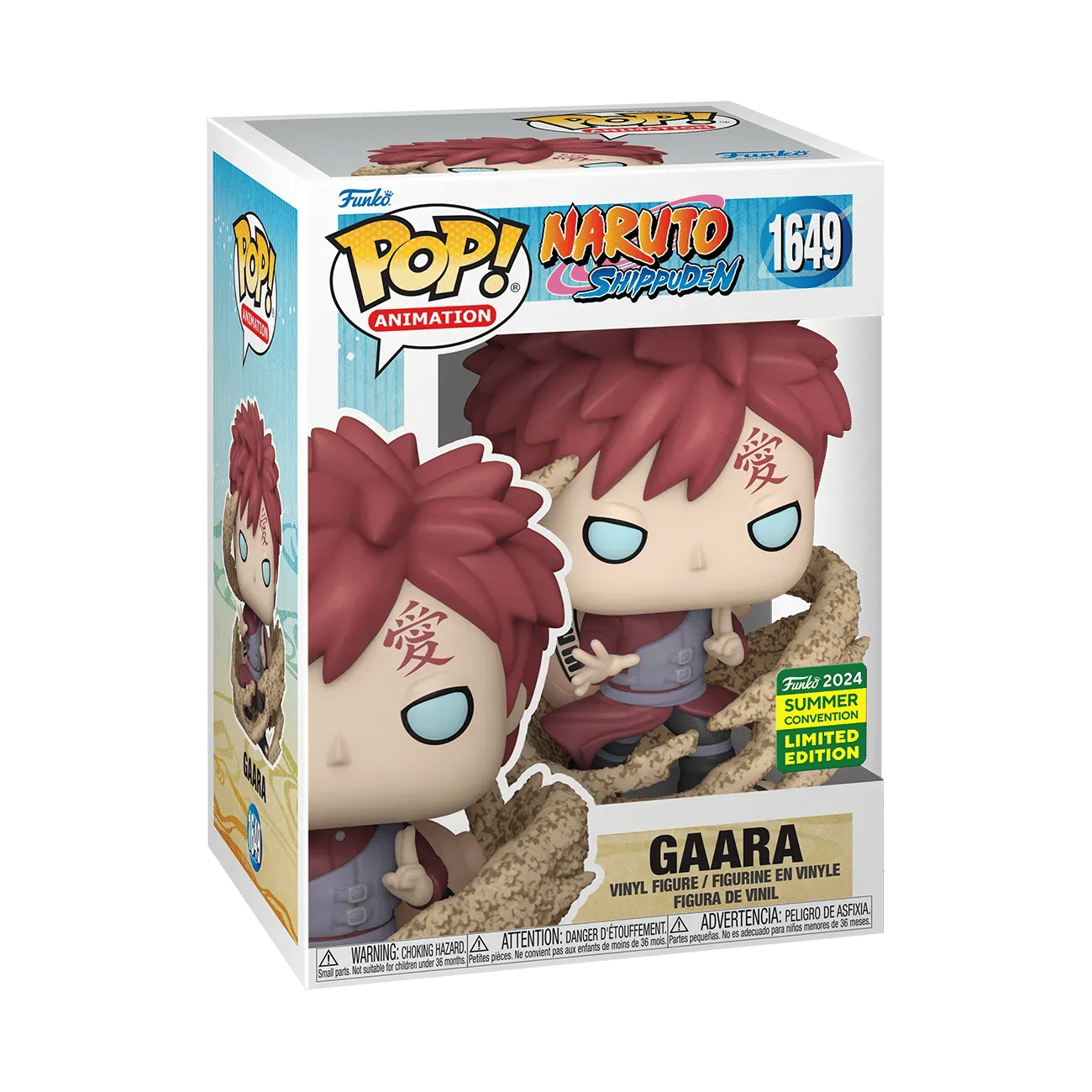 Funko Naruto: Shippuden - Gaara Pop! Vinyl (2024 Summer Convention Exclusive)