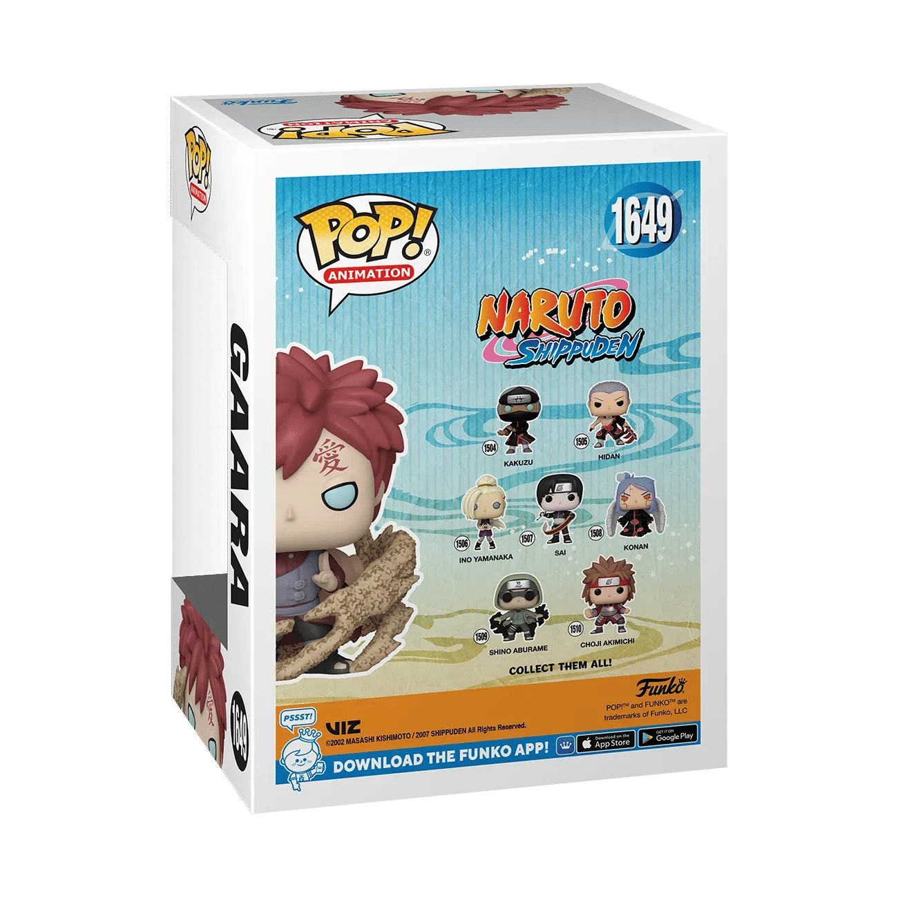 Funko Naruto: Shippuden - Gaara Pop! Vinyl (2024 Summer Convention Exclusive)