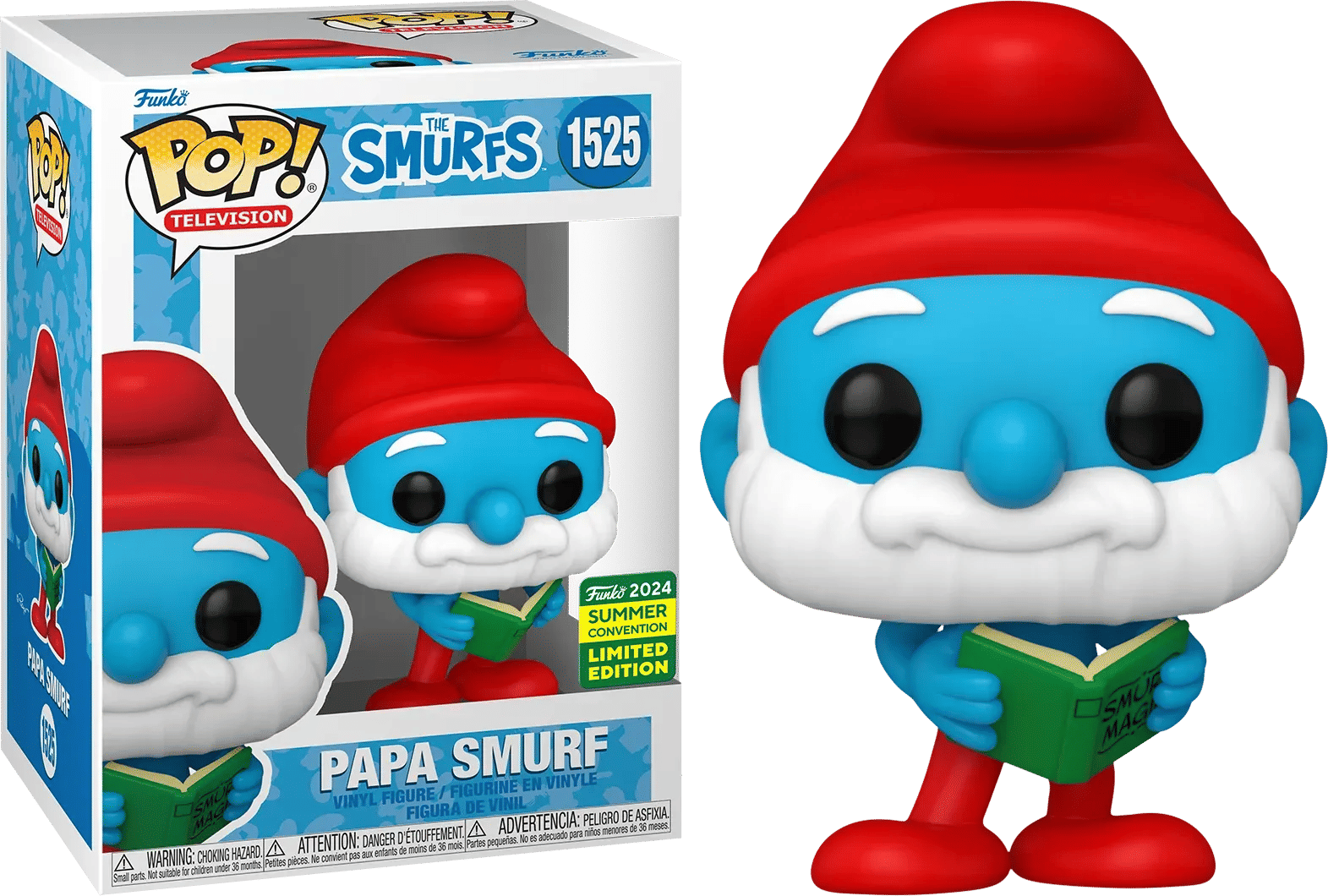 Funko The Smurfs - Papa Smurf Pop! Vinyl (2024 Summer Convention Exclusive)