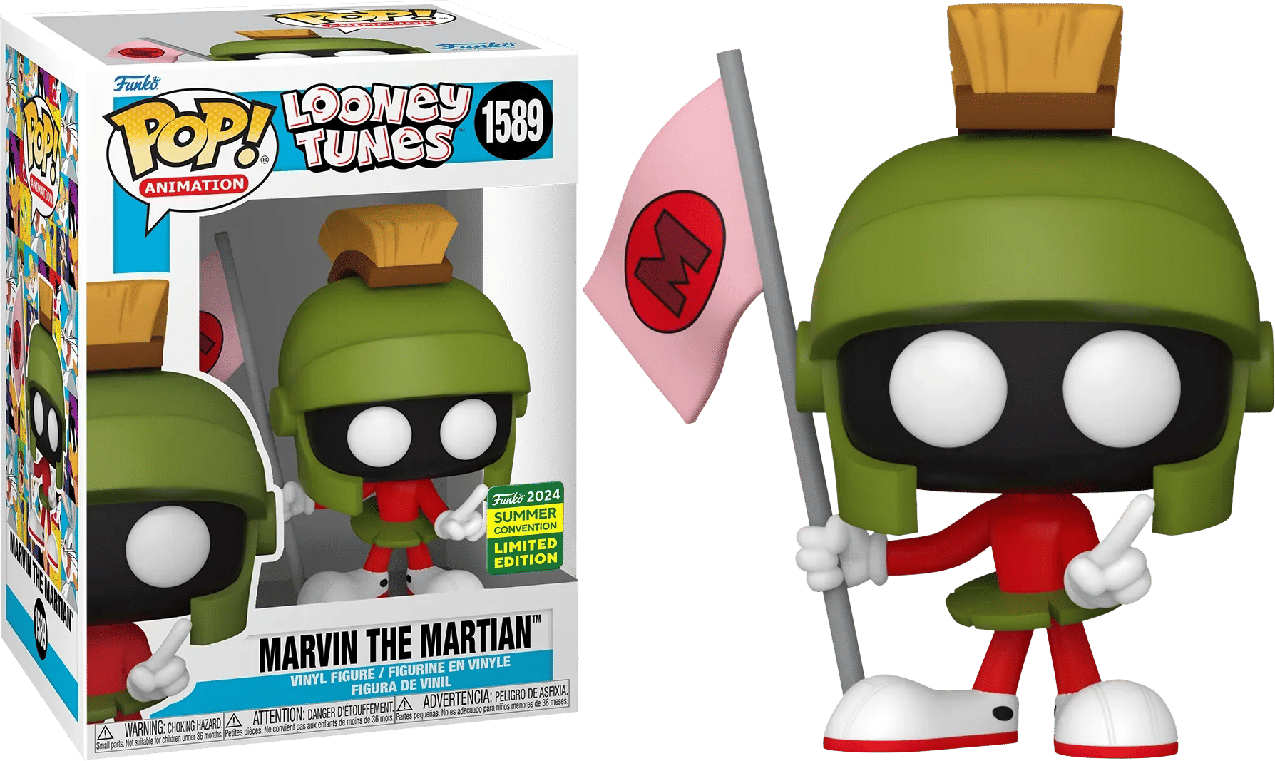 Funko Looney Tunes - Marvin the Martian Pop! Vinyl (2024 Summer Convention Exclusive)