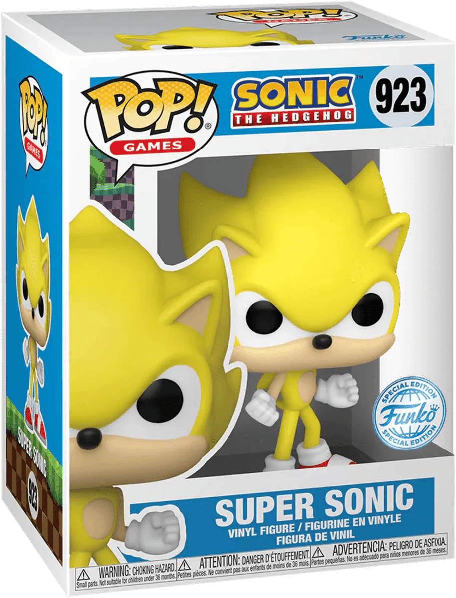 Funko Sonic - Super Sonic US Exclusive Pop! Vinyl [RS]