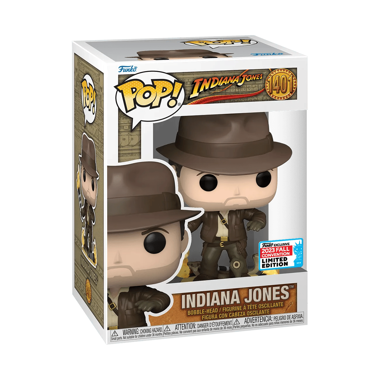 Funko Indiana Jones - Indy & Snakes NYCC 2023 US Exclusive Pop! Vinyl [RS]