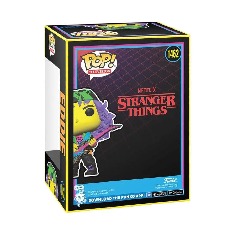 Funko Stranger Things - Hunter Eddie with Guitar US Exclusive Blacklight Pop! Vinyl [RS]