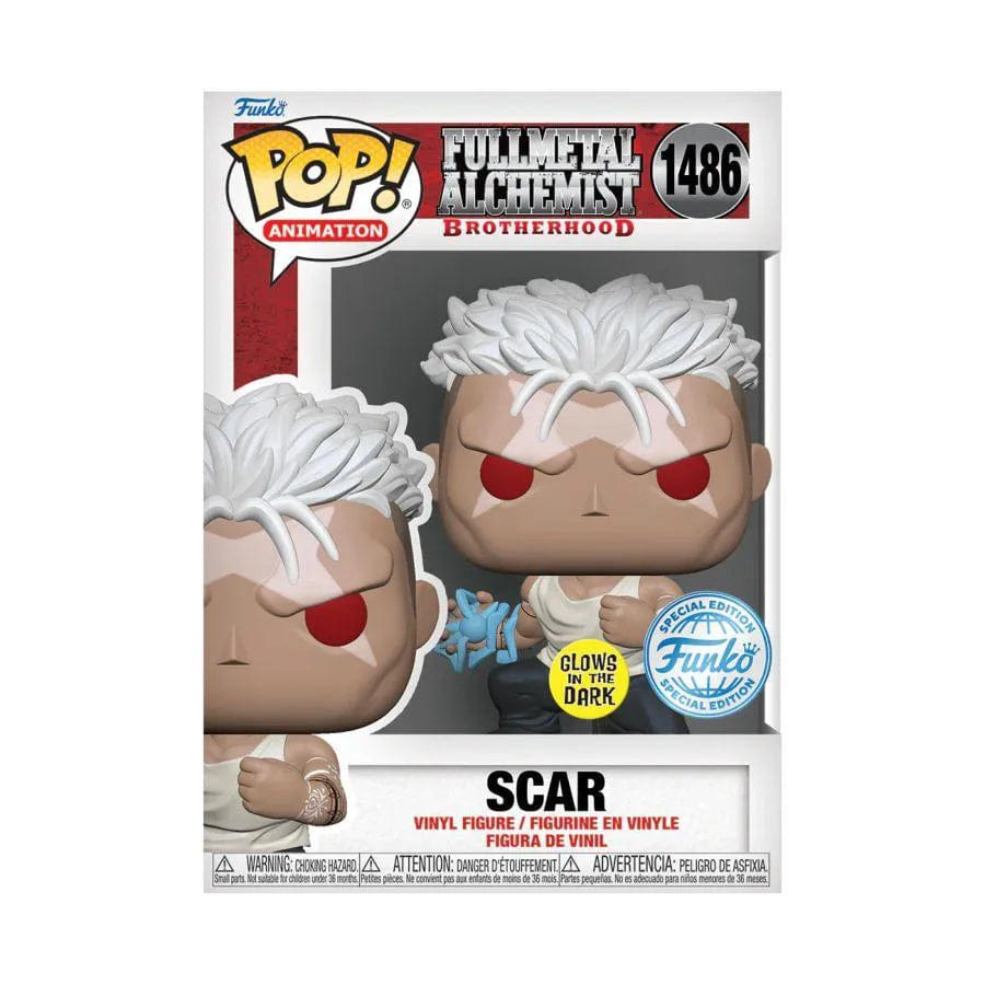 Funko Fullmetal Alchemist: Brotherhood - Scar US Exclusive Glow Pop! Vinyl [RS]