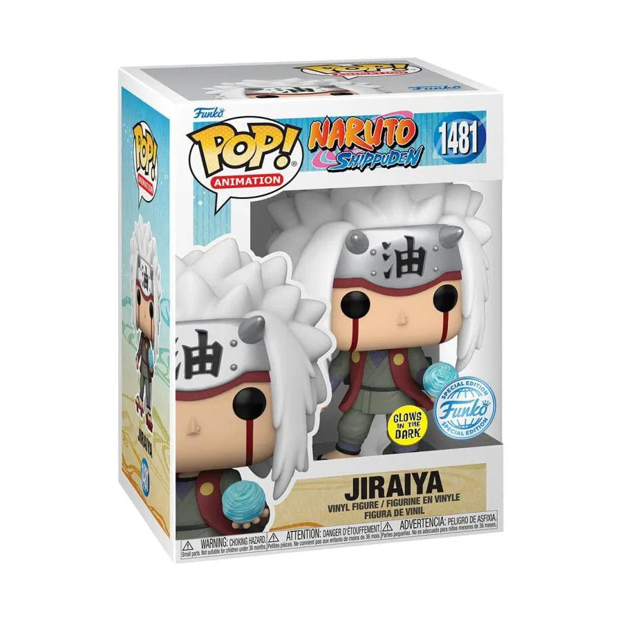 Funko Naruto - Jiraiya with Rasengan US Exclusive Glow Pop! Vinyl [RS]