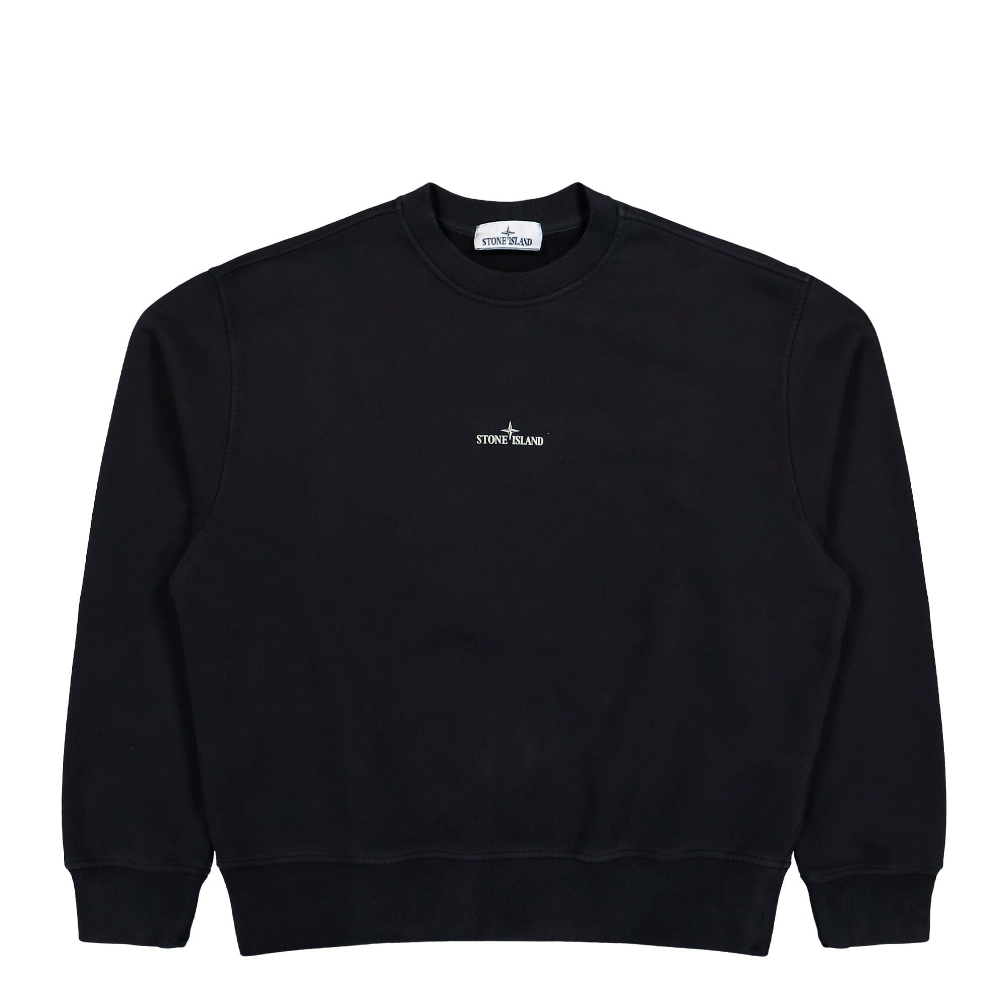 Stone Island Crewneck Sweatshirt With Compass Back Print