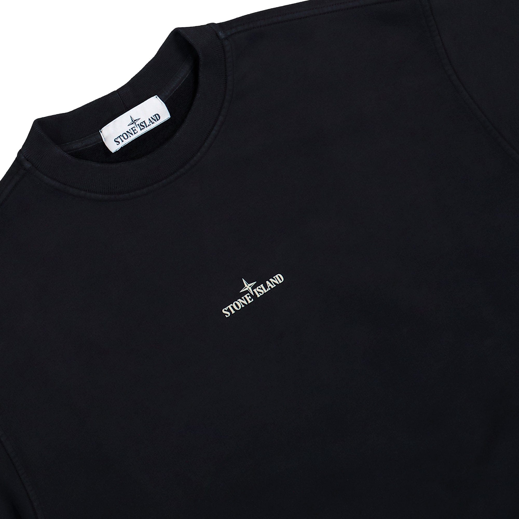 Stone Island Crewneck Sweatshirt With Compass Back Print