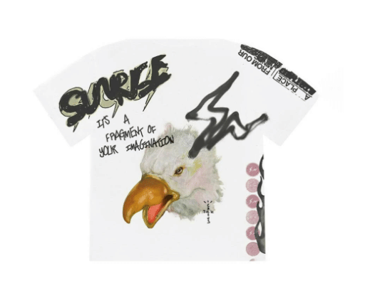 Travis Scott Men's Cactus Jack by Travis Scott For Fragment Sunrise T-Shirt