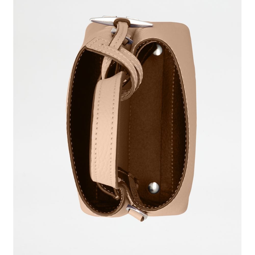 Tod's Tods Micro Bag In Leather Pink