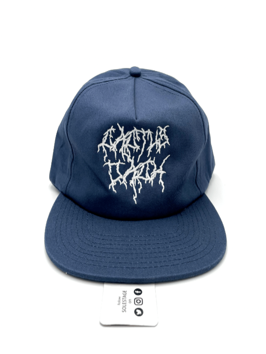 Travis Scott Cactus Jack Lightning Snapback Hat Navy (93665 - 0076) One Size